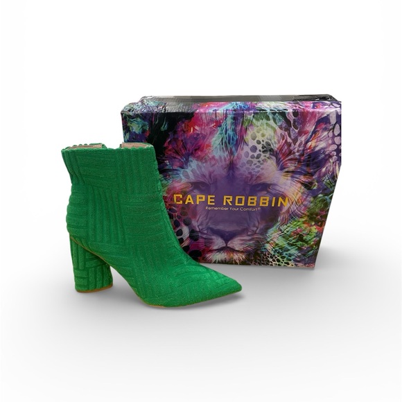 Cape Robbin Shoes - Cape Robbin Green Ankle Boots